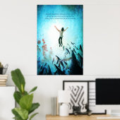 Oceaan onderdompelen poster (Thuiskantoor)