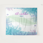 Oceaan Onderwater Zeeleven Achtergrond Foto Gelege Wandkleed (Voorkant (horizontaal))