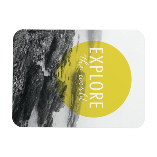 Oceaan | Onderzoek het wereldcitaat Magneet (Horizontaal)