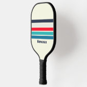  oceaan over striping met naam pickleball paddle (Links)