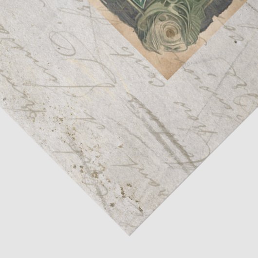  Oceaan Palm Tree Beach Ephemera 3 Decoupage Tissuepapier (Detail)