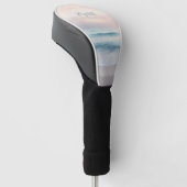 Oceaan Pastelkleuren Golfheadcover (Schuin)
