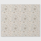  oceaan plattegrond cadeaupapier (Vlak)