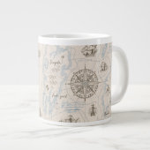 oceaan plattegrond grote koffiekop (Voorkant rechts)