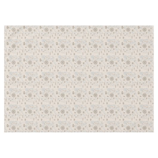  oceaan plattegrond tafelkleed (Voorkant (Horizontaal))