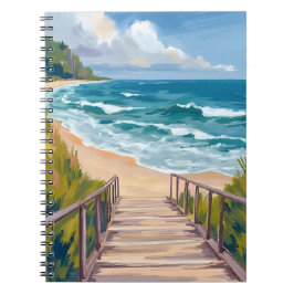 Oceaan Promenade | Kustgolven Notitieboek