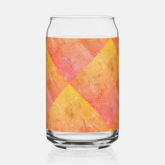 Oceaan Ritmen Blikvorm Glas (Voorkant)