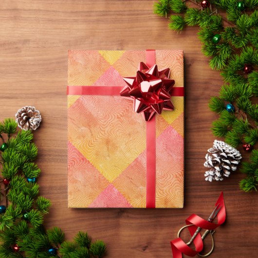 Oceaan Ritmiek Warm Cadeaupapier (Feestdagen Geschenken)