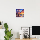 💕 Oceaan Romantisch Koppel Liefde Valentijn Citat Poster (Thuiskantoor)