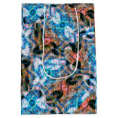 Oceaan Roos Kaleidoscoop Medium Cadeauzakje (Achterkant)