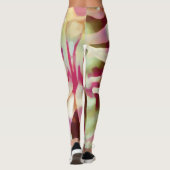 Oceaan Roze Anemoon Leggings (Achterkant)