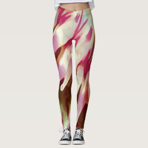 Oceaan Roze Anemoon Leggings