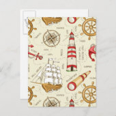 Oceaan Scène Briefkaart (Voorkant / Achterkant)