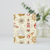 Oceaan Scène Briefkaart (Staand voorkant)