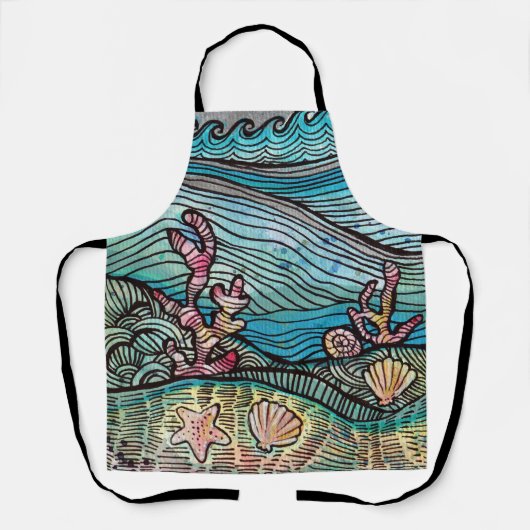 Oceaan Schort (Voorkant)