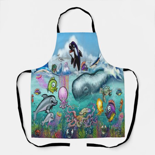 Oceaan Schort (Voorkant)