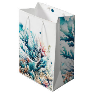 Oceaan Splash Zee Koraal Waterverf Zoete 16 Medium Cadeauzakje