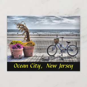 Oceaan Stad, New Jersey Briefkaart