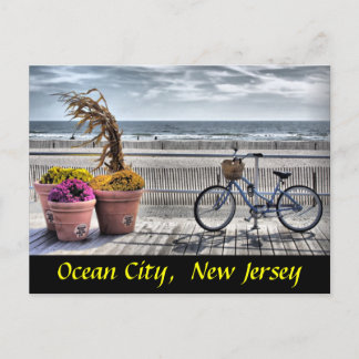 Oceaan Stad, New Jersey Briefkaart