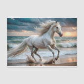 Oceaan Stalpaard Decoupage Tissuepapier (Voorkant)