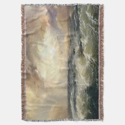 Oceaan Storm golven Deken (Voorkant Verticaal)