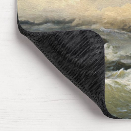 Oceaan Storm golven Muismat (Hoek)