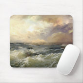 Oceaan Storm golven Muismat (Met muis)