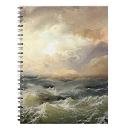 Oceaan Storm golven Notitieboek