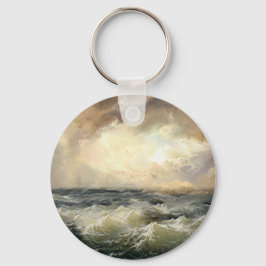 Oceaan Storm golven Sleutelhanger