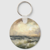 Oceaan Storm golven Sleutelhanger (Achterkant)