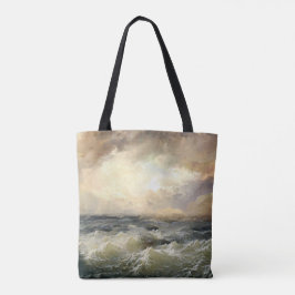 Oceaan Storm golven Tote Bag