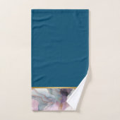 OCEAAN STORM MARMER GOUD BLAUWGROEN BADKAMER HANDD BAD HANDDOEK (Handdoek)