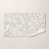 oceaan | Strand | koraal Bad Handdoek (Handdoek)