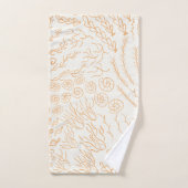 oceaan | Strand | koraal Bad Handdoek (Handdoek)