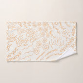 oceaan | Strand | koraal Bad Handdoek (Handdoek)