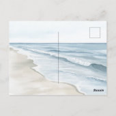 Oceaan Strand Kust Zeeschildpadden Briefkaart (Achterkant)