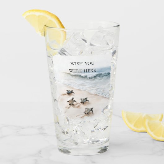 Oceaan Strand Kust Zeeschildpadden Glas (Voorkant ijs)