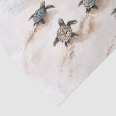 Oceaan Strand Kust Zeeschildpadden Tissuepapier (Detail)