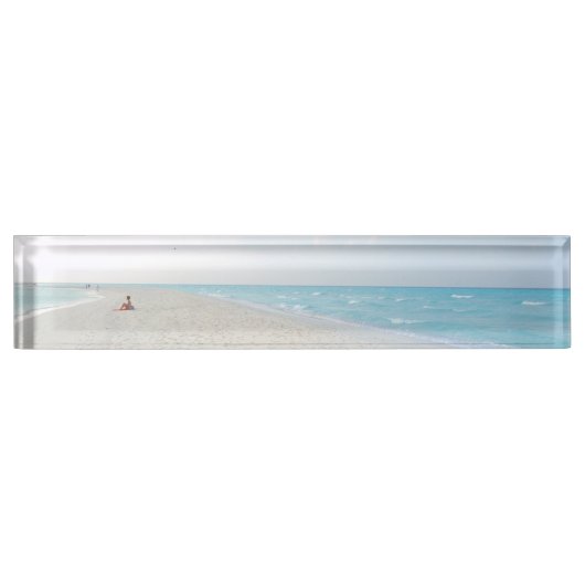 Oceaan strand naambordje (Voorkant)