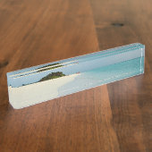 Oceaan strand naambordje (Zijkant)