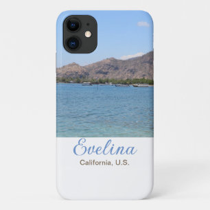 oceaan strand reizen voeg naam plaats stad tekst n Case-Mate iPhone case