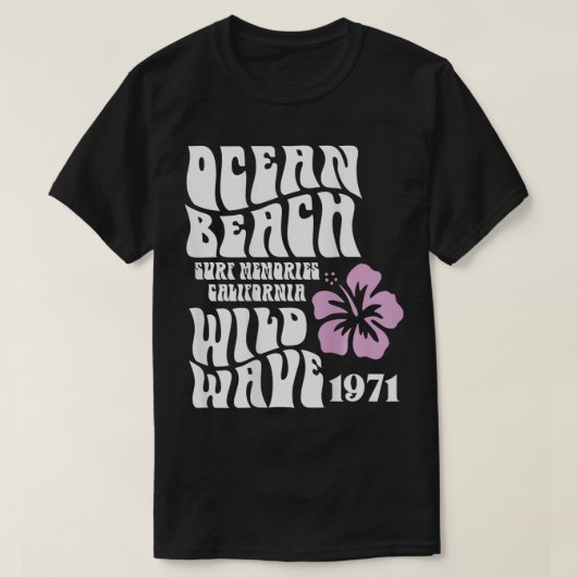 oceaan strand wild golf surf herinneringen Califor T-shirt (Design voorkant)