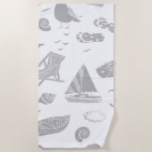 Oceaan Strandlaken (Voorkant)