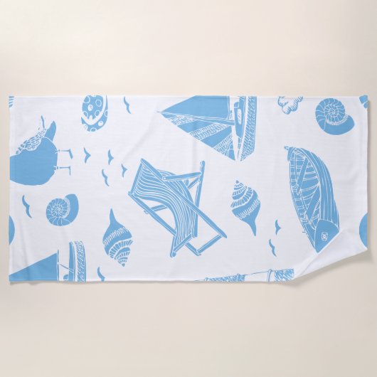 Oceaan Strandlaken (Voorkant)