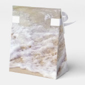 oceaan surf op strand bedankdoosjes (Achterkant)