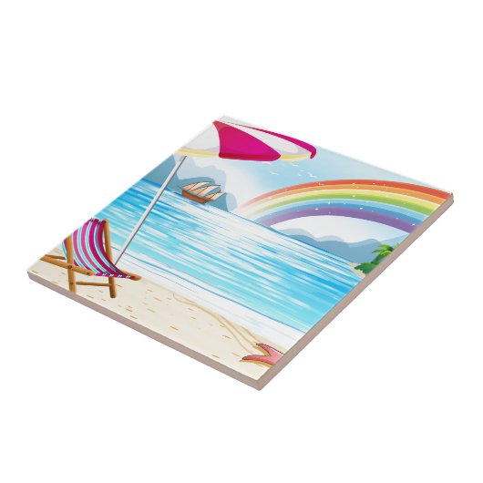 Oceaan Tegeltje (Zijkant)