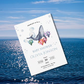 Oceaan Thema Baby Shower Uitnodiging