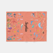 Oceaan-thema deken voor baby's, Kinderen, volwasse (Voorkant (Horizontaal))