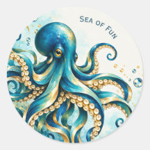 Oceaan Thema | Octopus | Zee van Plezier | Feest F