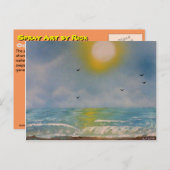 Oceaan Uitzicht Briefkaart (Voorkant / Achterkant)